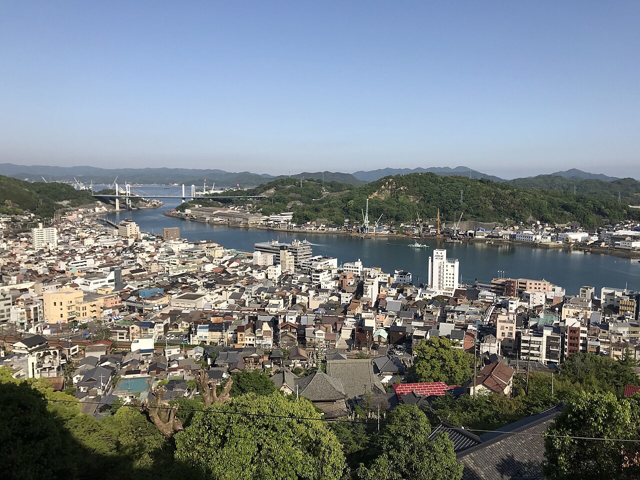 尾道水道與橋樑景色